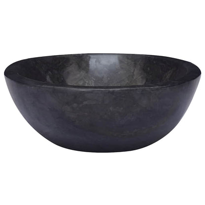 Baderomsvask 53x40x15 cm marmor Svart