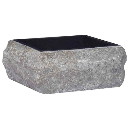 Baderomsvask 30x30x13 cm marmor Svart