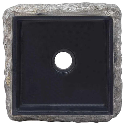 Baderomsvask 30x30x13 cm marmor Svart
