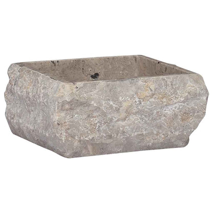 Baderomsvask 30x30x13 cm marmor grå