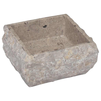 Baderomsvask 30x30x13 cm marmor grå
