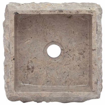 Baderomsvask 30x30x13 cm marmor grå