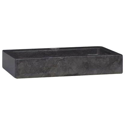 Baderomsvask 38x24x6,5 cm marmor Svart