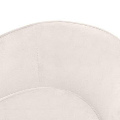 Hundeseng kremhvit 69x49x40 cm plysj