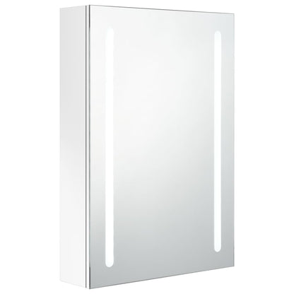 Baderomsspeil LED Speilskap til bad blank Hvit 50x13x70 cm