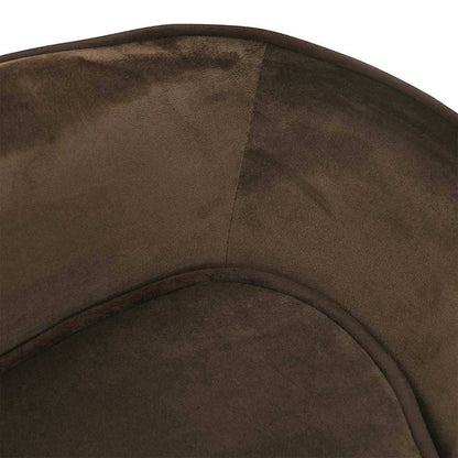 Hundeseng Hundesofa Brun 67x47x36 cm plysj