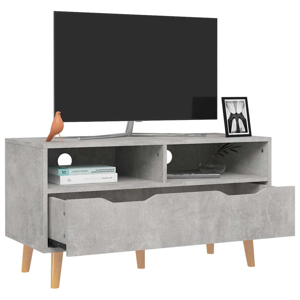 TV-Møbel Betonggrå TV-benk 90x40x48,5 cm