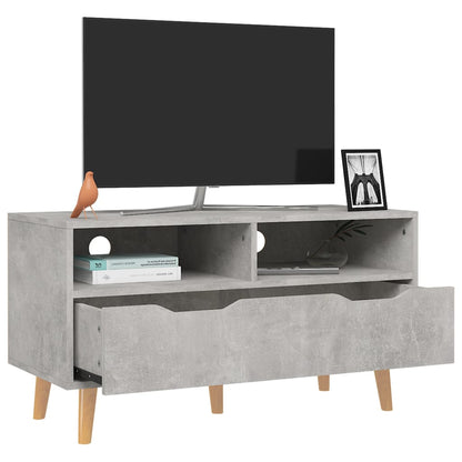 TV-Møbel Betonggrå TV-benk 90x40x48,5 cm