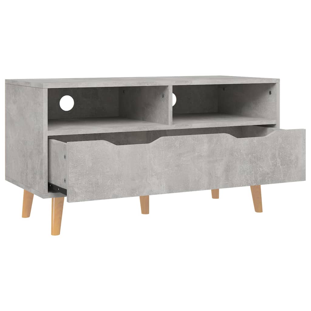 TV-Møbel Betonggrå TV-benk 90x40x48,5 cm