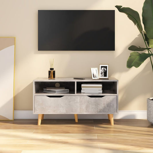 TV-Møbel Betonggrå TV-benk 90x40x48,5 cm