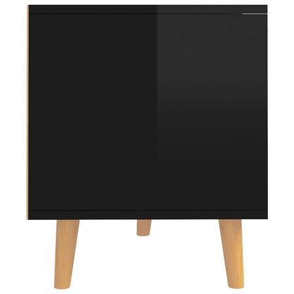 TV-Møbel Høyglans Svart Tv-benk 90x40x48,5 cm