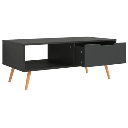 Salongbord Sofabord Grå 100x49,5x43 cm