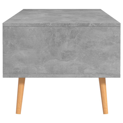 Salongbord Sofabord Betonggrå 100x49,5x43 cm