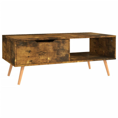 Salongbord Sofabord Røkt Eik 100x49,5x43 cm