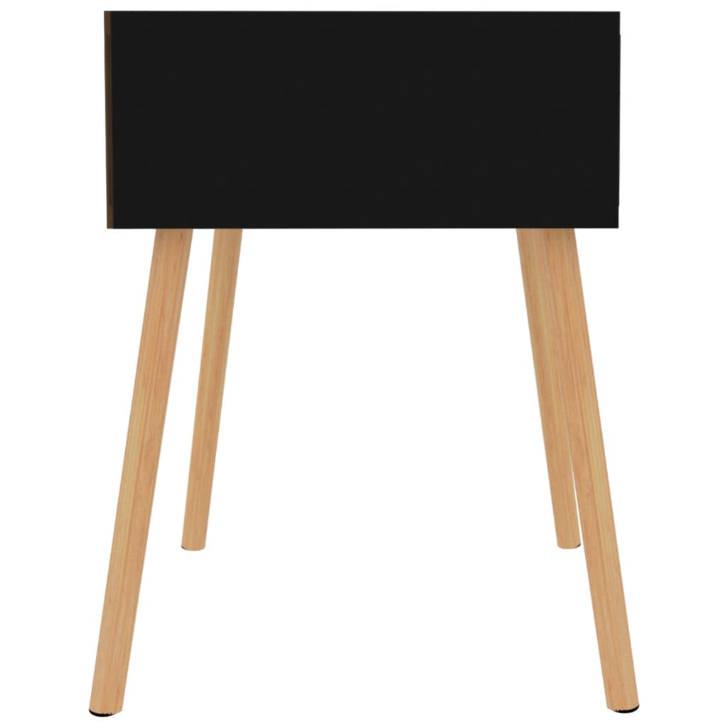 Nattbord Sengbord Høyglans Svart 40x40x56 cm