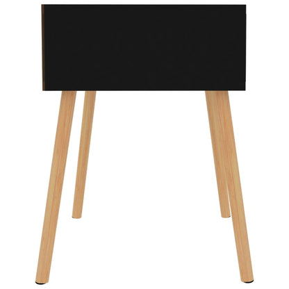 Nattbord Sengbord Høyglans Svart 40x40x56 cm
