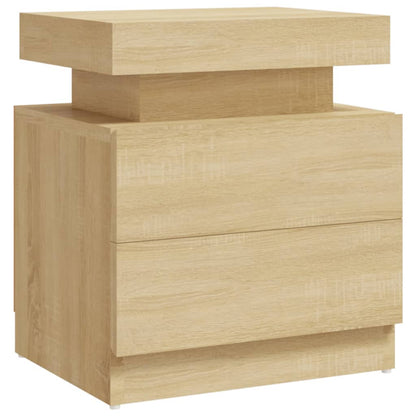 Nattbord Sengbord Sonoma Eik 45x35x52 cm