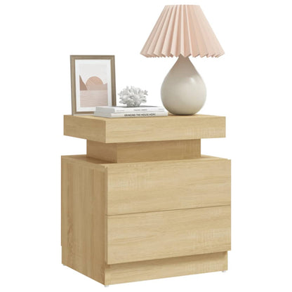 Nattbord Sengbord Sonoma Eik 45x35x52 cm