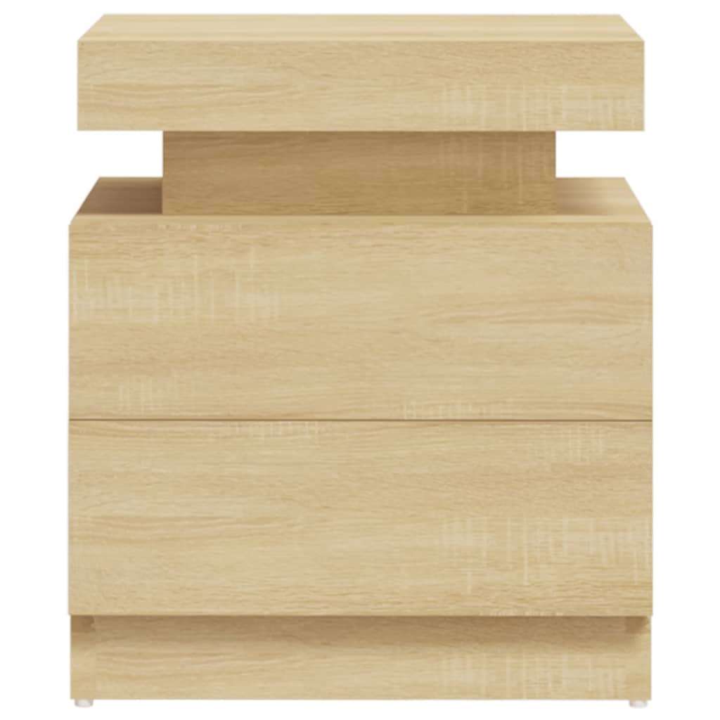 Nattbord Sengbord Sonoma Eik 45x35x52 cm