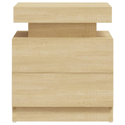 Nattbord Sengbord Sonoma Eik 45x35x52 cm