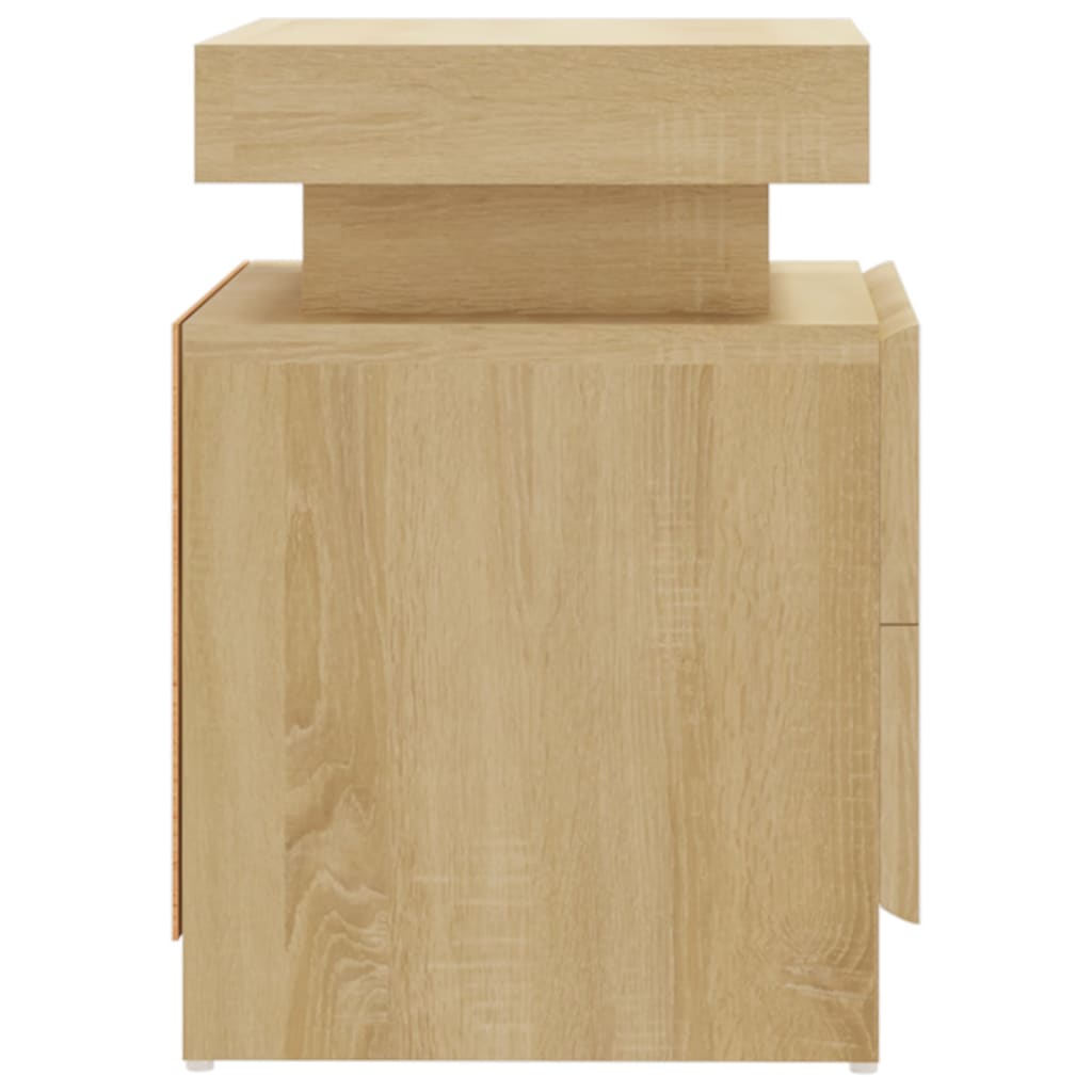 Nattbord Sengbord Sonoma Eik 45x35x52 cm