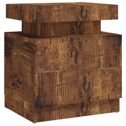 Nattbord Sengbord Røkt Eik 45x35x52 cm