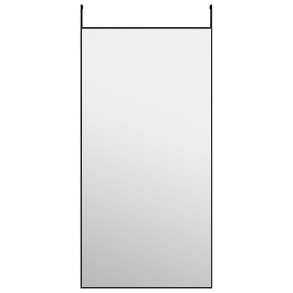 Veggspeil Dørspeil Svart 50x100 cm glass og aluminium