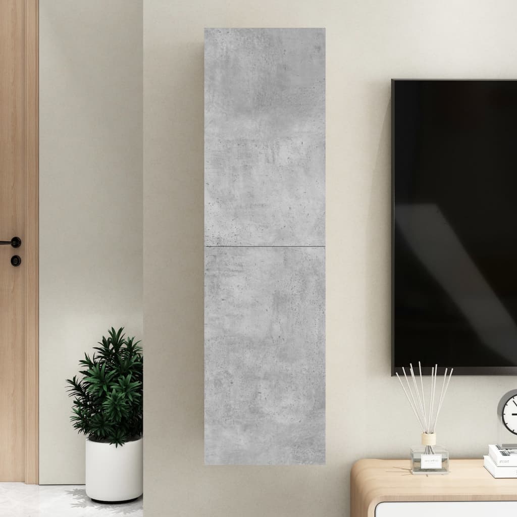 TV-Møbel Betonggrå Tv-benk 30,5x30x110 cm
