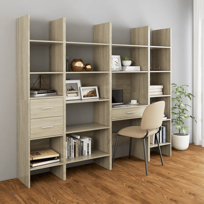 Bokhylle Sonoma Eik 40x35x180 cm