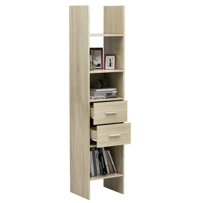 Bokhylle Sonoma Eik 40x35x180 cm