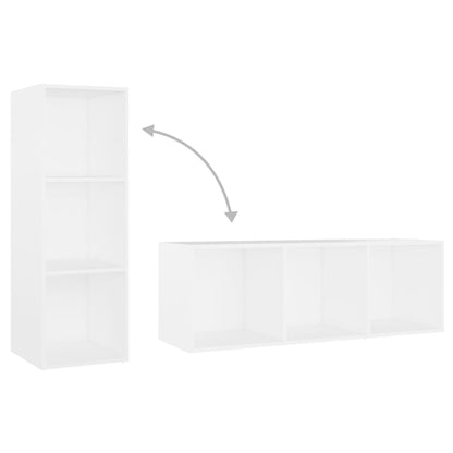 TV-Møbel Hvit TV-benk 107x35x37 cm