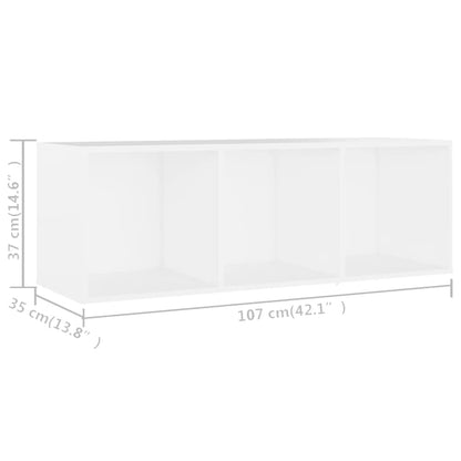 TV-Møbel Hvit TV-benk 107x35x37 cm