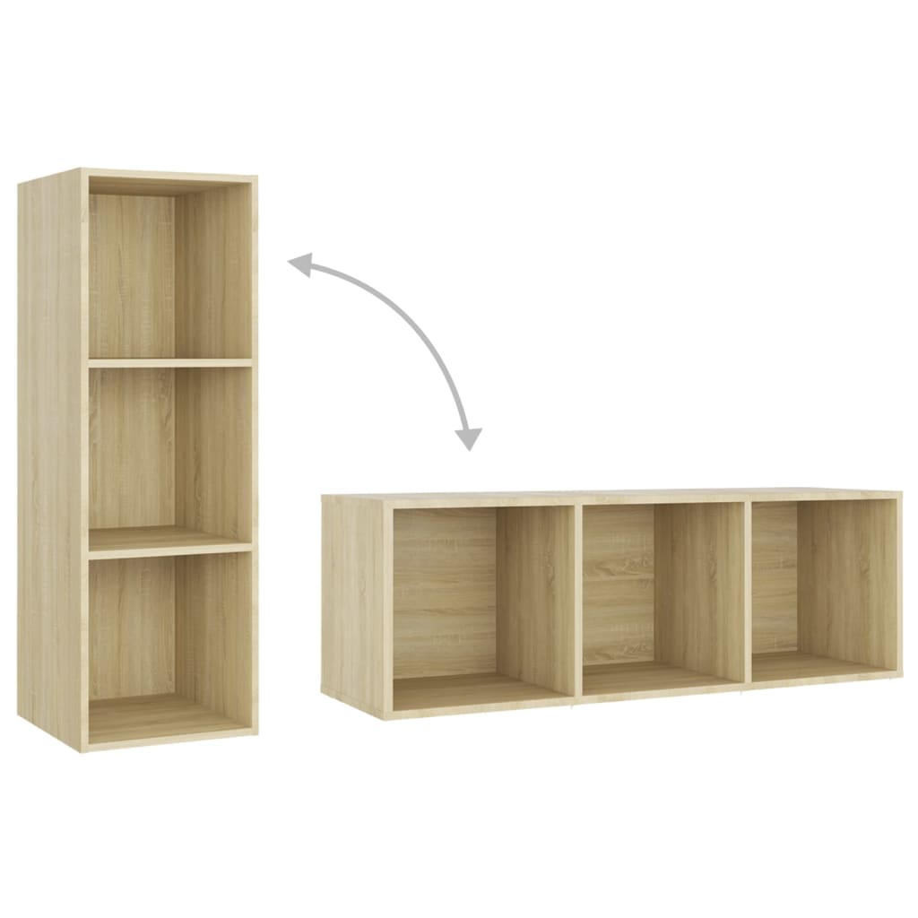 TV-Møbel Sonoma Eik TV-benk 107x35x37 cm