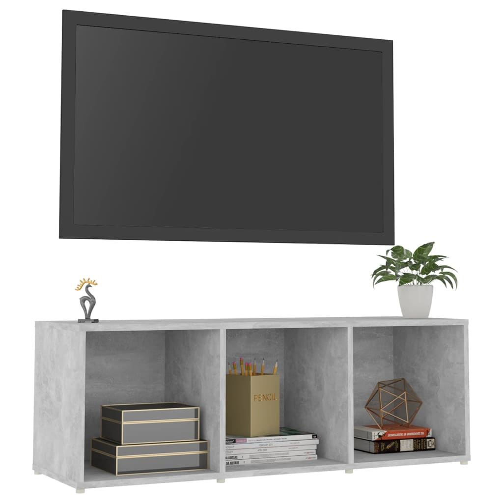TV-Møbel Betonggrå TV-benk 107x35x37 cm