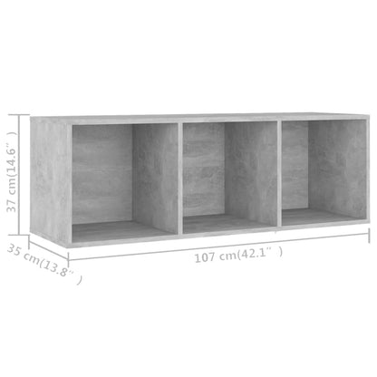TV-Møbel Betonggrå TV-benk 107x35x37 cm