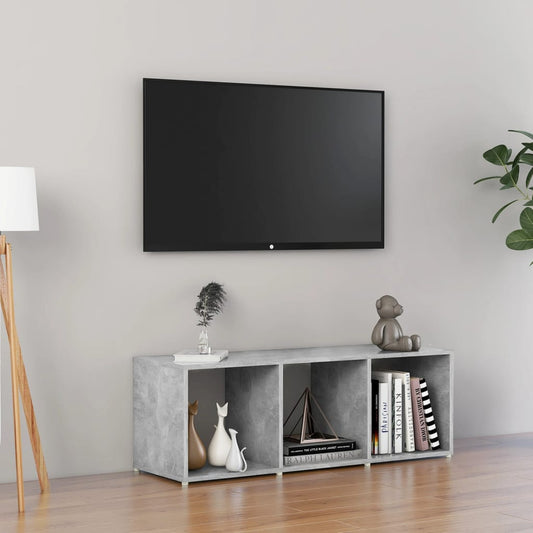 TV-Møbel Betonggrå TV-benk 107x35x37 cm