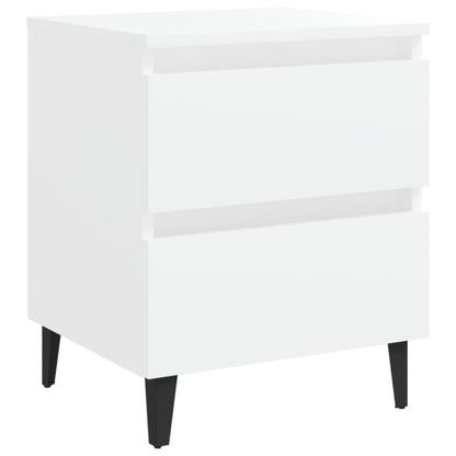 Nattbord Sengbord Hvit 40x35x50 cm