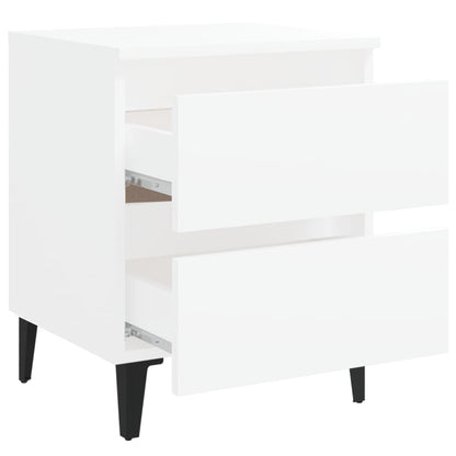 Nattbord Sengbord Hvit 40x35x50 cm