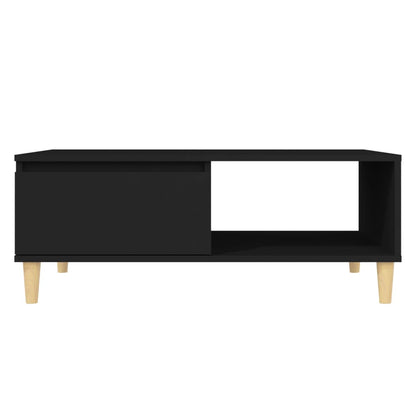 Salongbord Sofabord Svart 90x60x35 cm