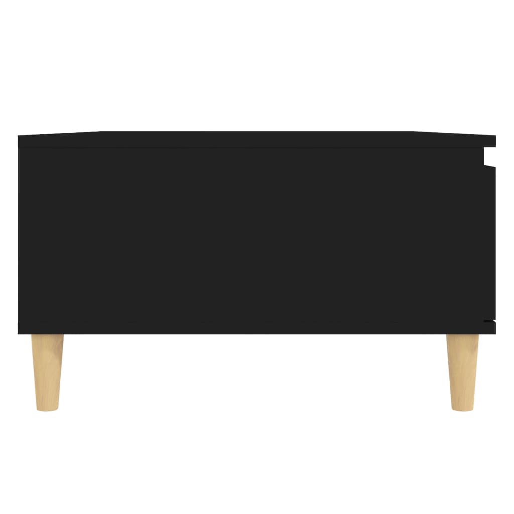 Salongbord Sofabord Svart 90x60x35 cm