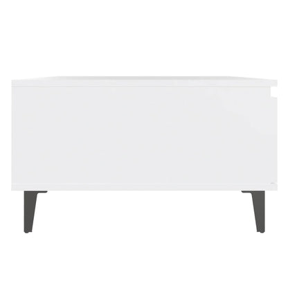 Salongbord Sofabord Hvit 90x60x35 cm