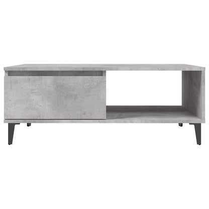 Salongbord Sofabord Betonggrå 90x60x35 cm