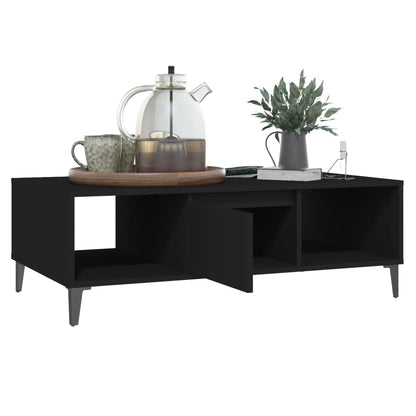Salongbord Sofabord Svart 103,5x60x35 cm
