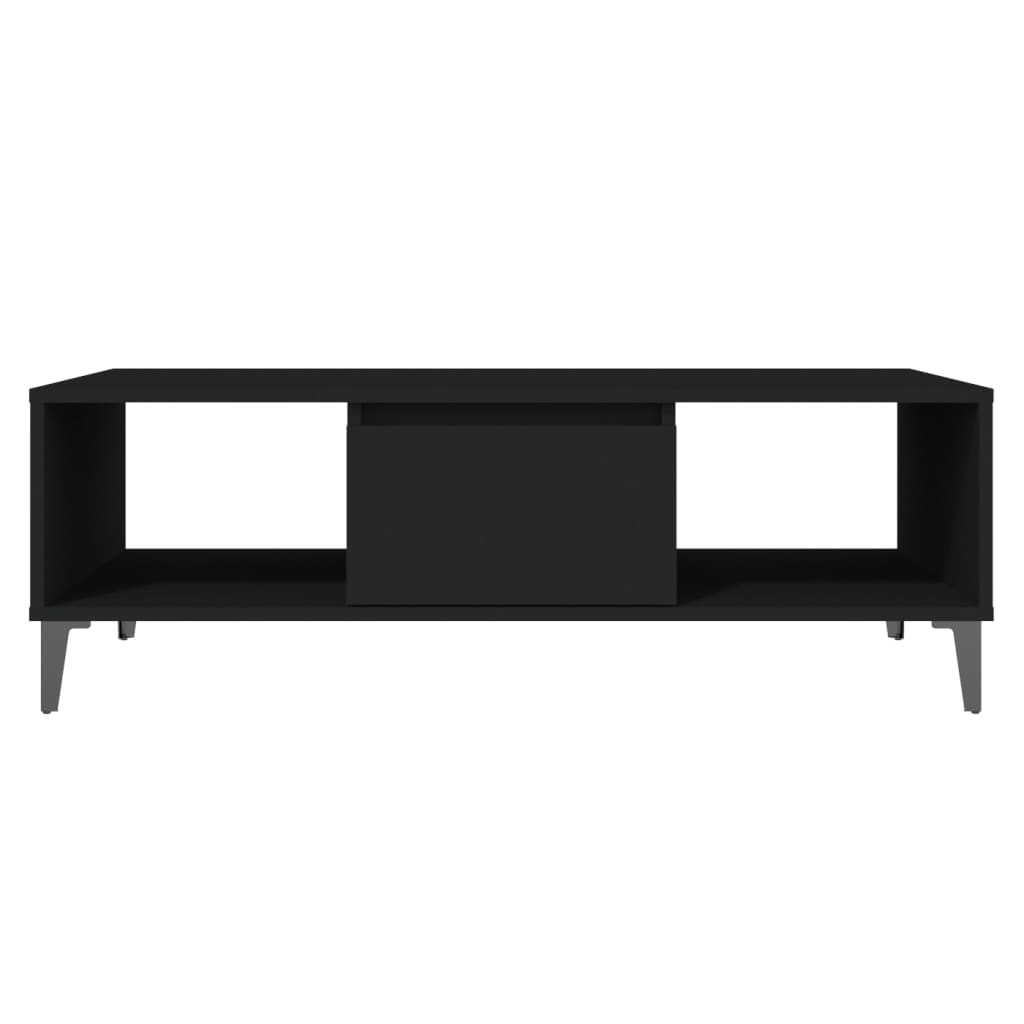 Salongbord Sofabord Svart 103,5x60x35 cm