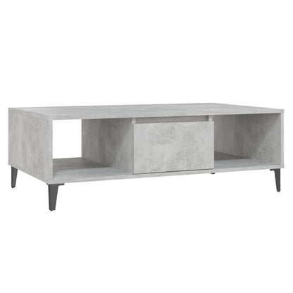 Salongbord Sofabord Betonggrå 103,5x60x35 cm