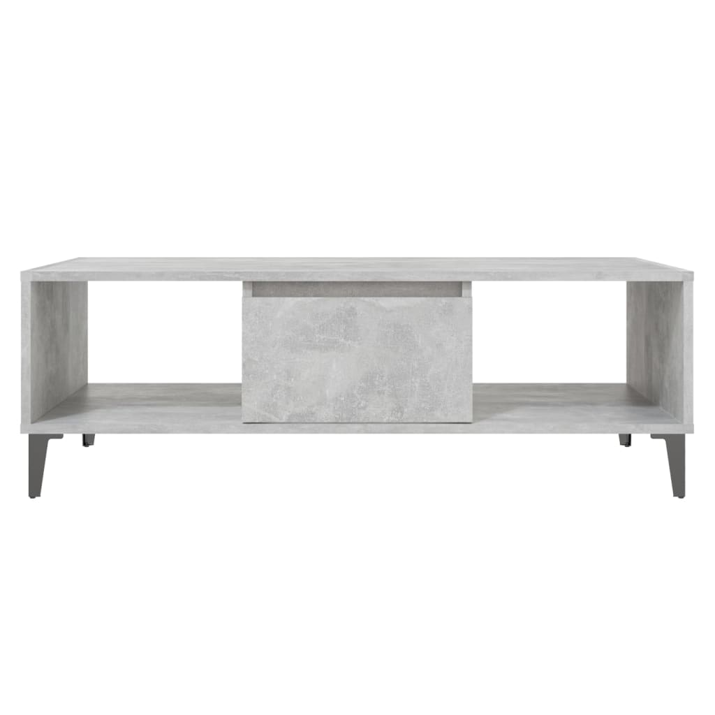 Salongbord Sofabord Betonggrå 103,5x60x35 cm