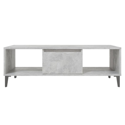 Salongbord Sofabord Betonggrå 103,5x60x35 cm