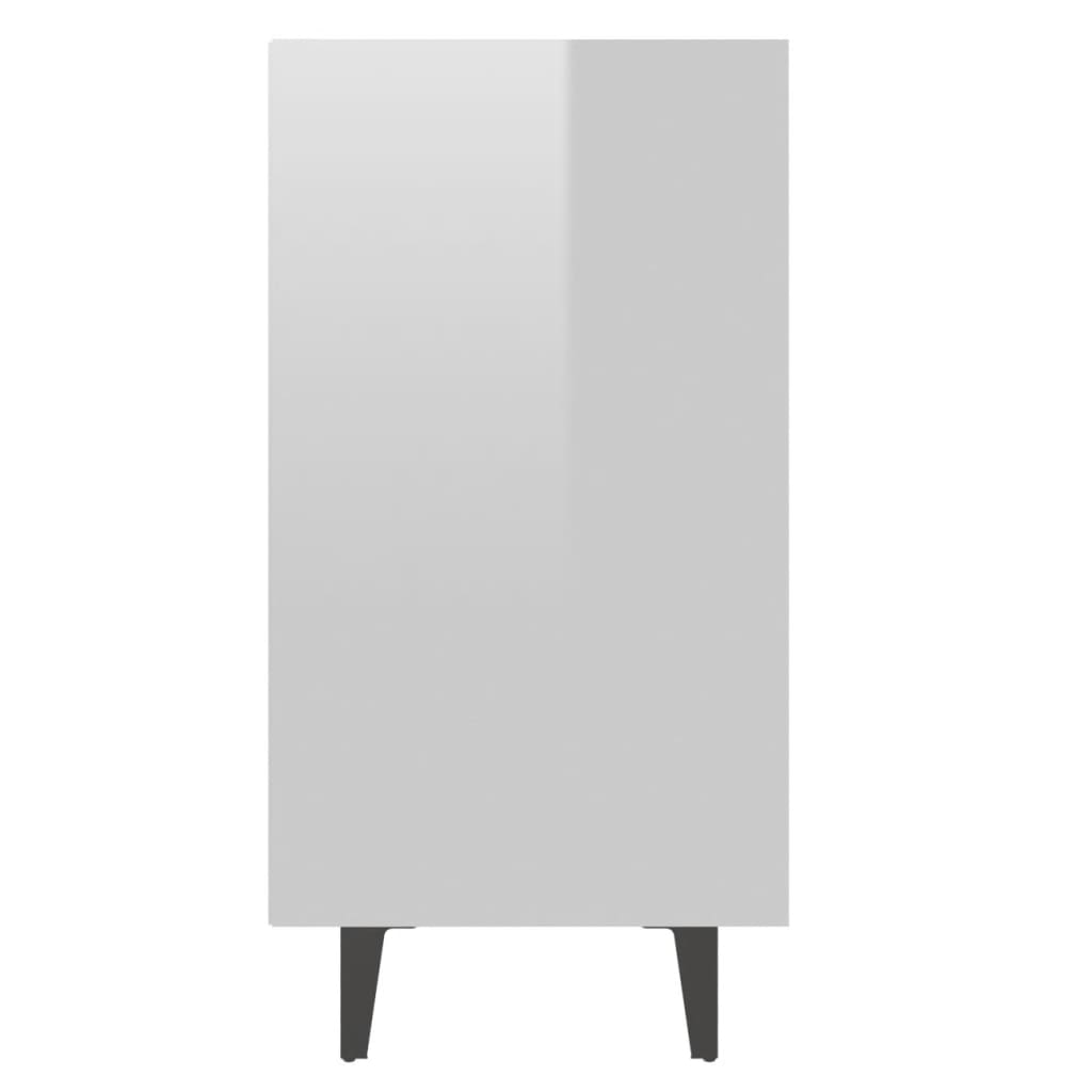 Skjenk Høyglans Hvit 103,5x35x70 cm