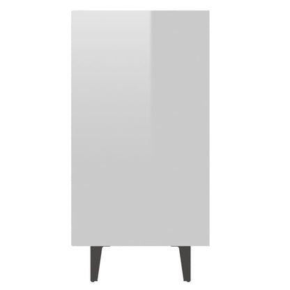 Skjenk Høyglans Hvit 103,5x35x70 cm