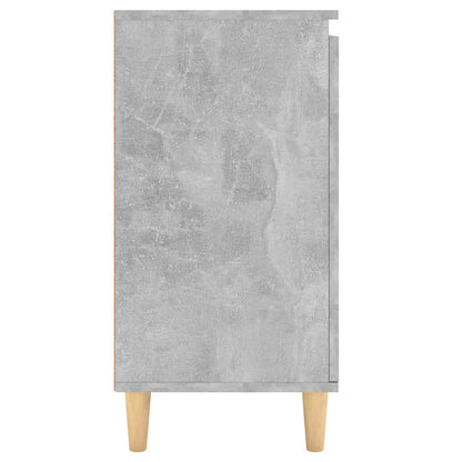 Skjenk Betonggrå med ben i heltre 60x35x70 cm